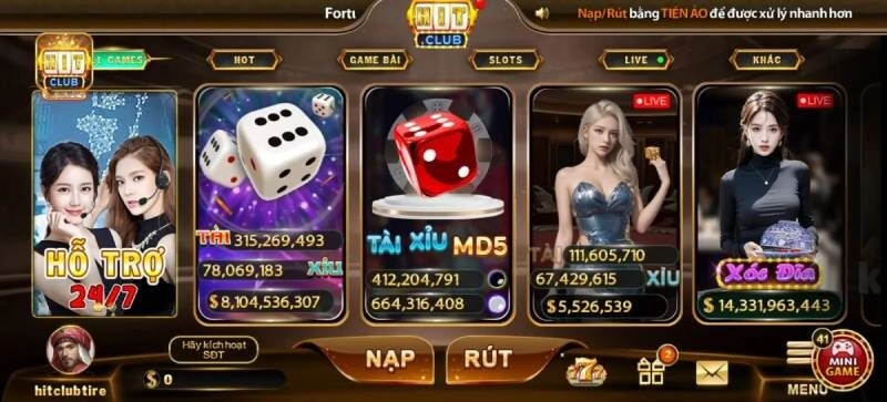 hướng dẫn đăng ký hitclub chơi tài xỉu
