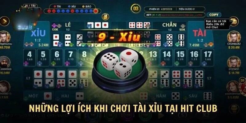 tài xỉu minh bạch, sòng phẳng hitclub